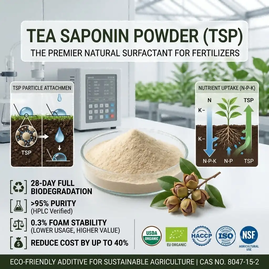 Bulk Tea Saponin Powder: Supply for Fertilizers Bulk Tea Saponin Powder: Supply for Fertilizers